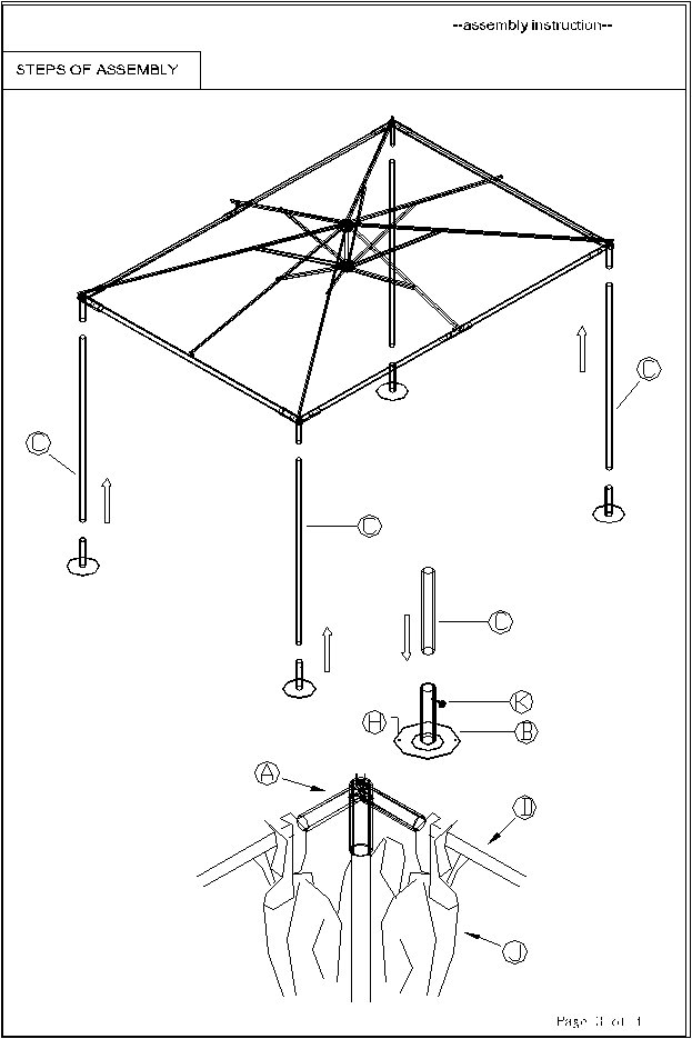 Gazebos Gazebo Instructions